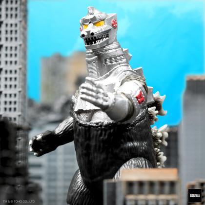 Boneco de ação Super7 Toho Godzilla Half-Transformed Mechagodzilla