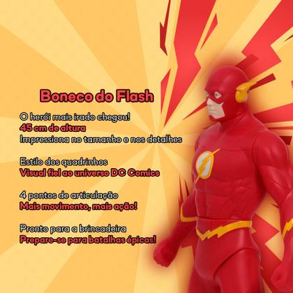Imagem de Boneco De Ação The Flash 45cm Articulado  1097