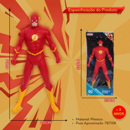 Imagem de Boneco De Ação The Flash 45cm Articulado  1097