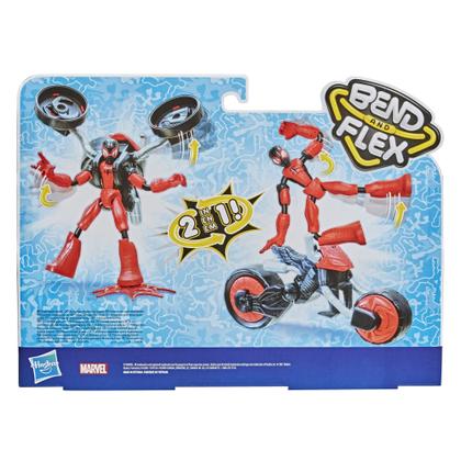 Imagem de Boneco de ação Toy Spider-Man Marvel Bend e Flex Rider