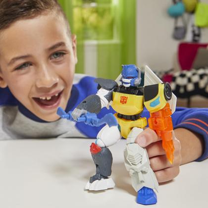 Imagem de Boneco de ação Transformers MixMashers Optimus Primal 12cm