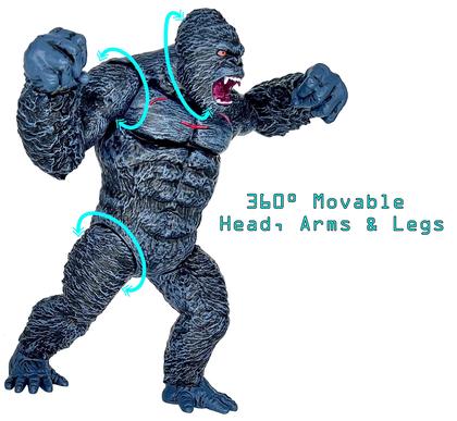 Imagem de Boneco de ação TWCare Giant King Kong vs Godzilla 28 cm com bolsa