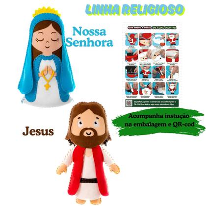 Imagem de Boneco de Feltro Ponto a Ponto Personagem Colecionável Personagem