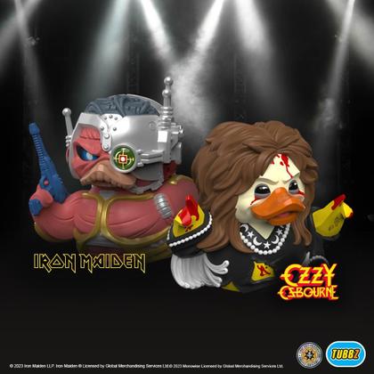 Imagem de Boneco de pato de borracha de vinil colecionável TUBBZ Cyborg Eddie