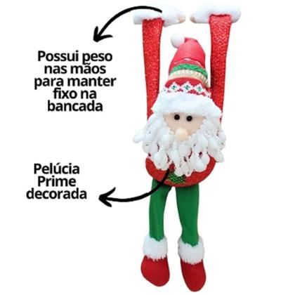 Imagem de Boneco De Pelúcia Do Papai Noel Enfeite Decoração De Natal