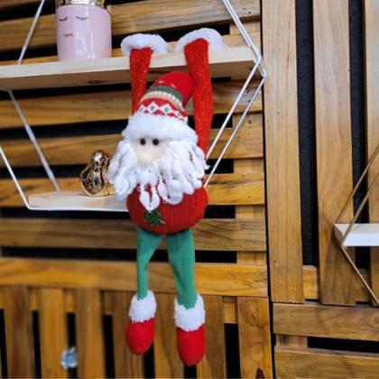 Imagem de Boneco De Pelúcia Do Papai Noel Enfeite Decoração De Natal