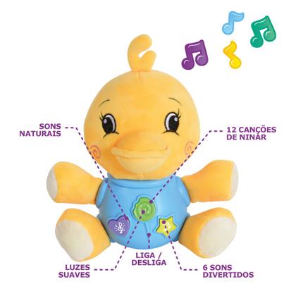 Imagem de Boneco de Pelúcia Musical Luminária Buddy's Duck - Maxibaby