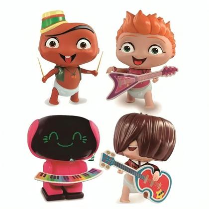 Imagem de Boneco De Vinil Articulado Mini Beat Power Rockers - Lider