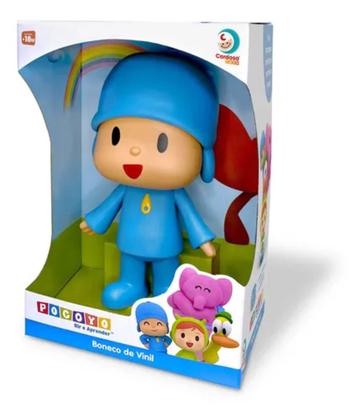 Imagem de Boneco De Vinil Turma Pocoyo Brinquedos Infantil 28cm