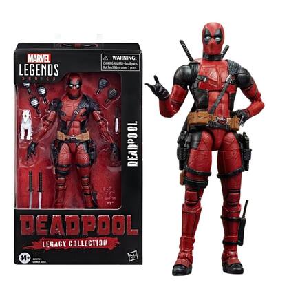Imagem de Boneco DeadPool c/ Unicornio 14cm Articulado com acessorios Action Figure