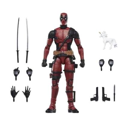 Imagem de Boneco DeadPool c/ Unicornio 14cm Articulado com acessorios Action Figure