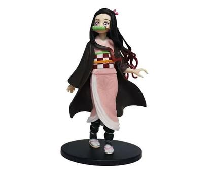 Imagem de Boneco Demon Slayer Tanjiro Nezuko Kimetsu Action Figur 16cm