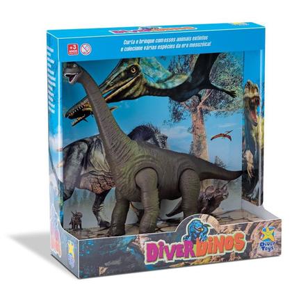 Imagem de Boneco Dinossauro Braquiossauro Diver Dinos Divertoys