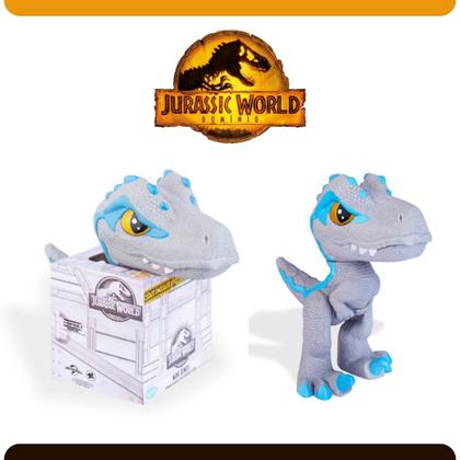 Imagem de Boneco Dinossauro Mini Blue Jurassic World Cinza Pequeno Articulado Colecionável Infantil Park