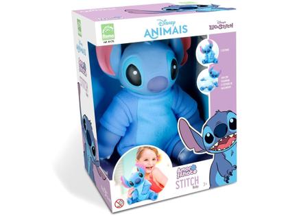 Imagem de Boneco Disney Animais Amor de Filhote Stitch Baby - 36cm com Roupa Roma Jensen
