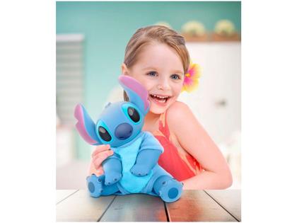 Imagem de Boneco Disney Animais Amor de Filhote Stitch Baby - 36cm com Roupa Roma Jensen