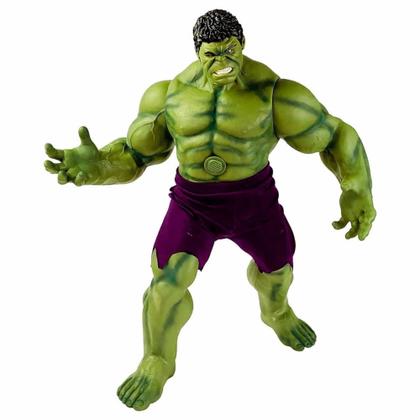 Imagem de Boneco do Incrível Hulk Marvel 10 Sons Super Herói Vingadores Action Figure Mimo Toys - 0581