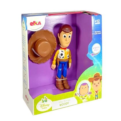 Imagem de Boneco do Woody Toy Story Articulado Falas em Português Elka