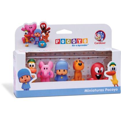 Imagem de Boneco e Personagem Pocoyo Miniaturas C/5 5CM Vini