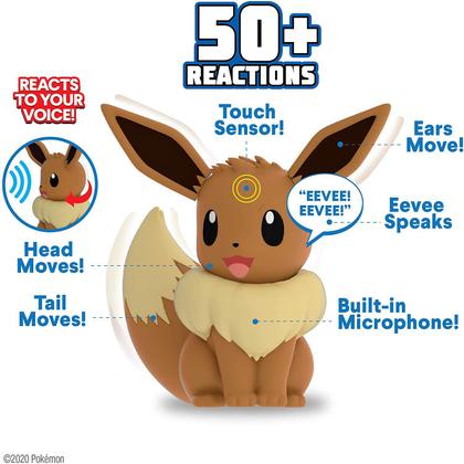 Imagem de Boneco Eevee Meu Parceiro Pokémon - Movimentos E Som - Sunny