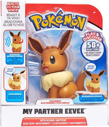 Imagem de Boneco Eevee Meu Parceiro Pokémon - Movimentos E Som - Sunny