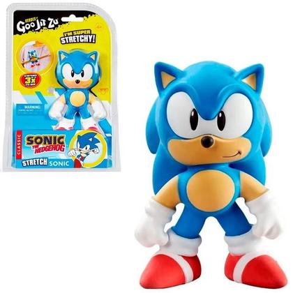 Imagem de Boneco Elastico Que Estica Sonic Classico Goo JIT ZU SUNNY