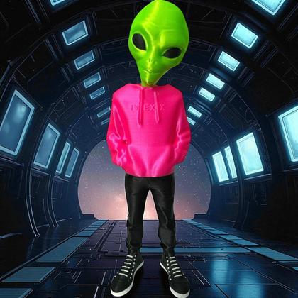 Imagem de Boneco Et 20cm Com Blusa Alienígena Extraterrestre