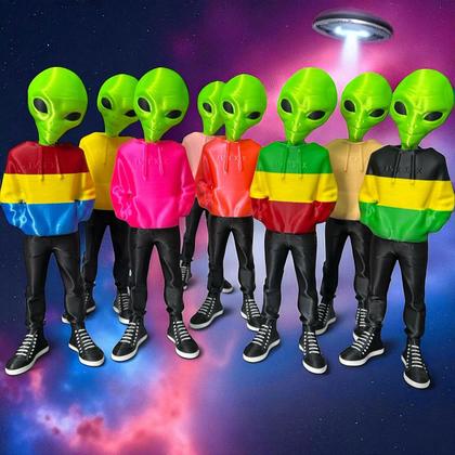 Imagem de Boneco Et 20cm Com Blusa Alienígena Extraterrestre