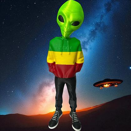 Imagem de Boneco Et 20cm Com Blusa Alienígena Extraterrestre