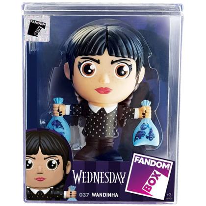 Imagem de Boneco Fandom Box Wandinha com Peixes 10 cm Lider - 3386