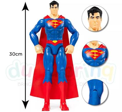 Imagem de Boneco Figura Articulada Do Superman 30 Cm DC Liga Da Justiça 