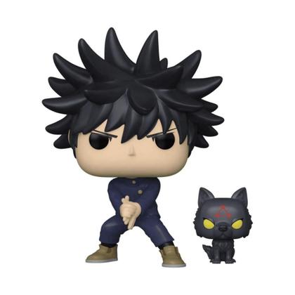 Imagem de Boneco Funko POP! Jujutsu Kaisen - Megumi Fushiguro with Divine Dog