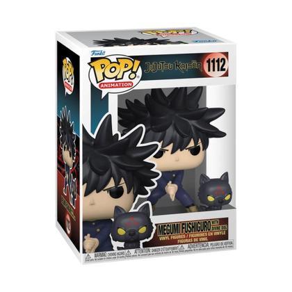 Imagem de Boneco Funko POP! Jujutsu Kaisen - Megumi Fushiguro with Divine Dog