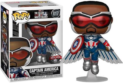 Imagem de Boneco Funko Pop Marvel Capitão América 817 The Falcon and The Winter Soldier