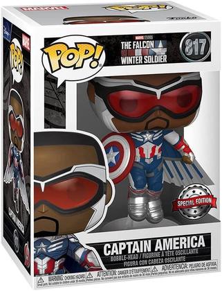 Imagem de Boneco Funko Pop Marvel Capitão América 817 The Falcon and The Winter Soldier