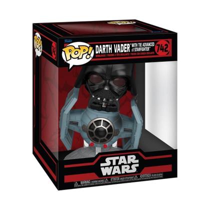 Imagem de Boneco Funko Pop Ride Starwars Darth Vader E Tie Avançado X1