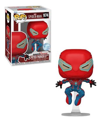 Imagem de Boneco Funko Pop Spider-man Peter Parker Velocity Suit 974