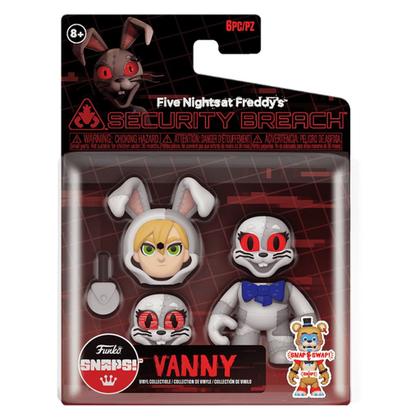 Imagem de Boneco Funko Snaps Five Nights At Freddys Vanny 70823 Peças Intercambiáveis Original com Acessórios e Rosto Extra