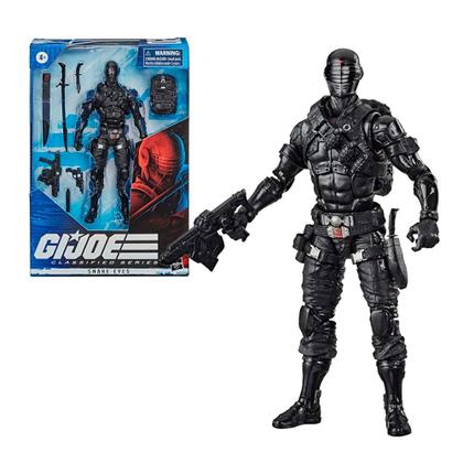 Imagem de Boneco GI Joe Classified Snake Eyes 02 15 cm 6 polegadas Figura de Ação Hasbro