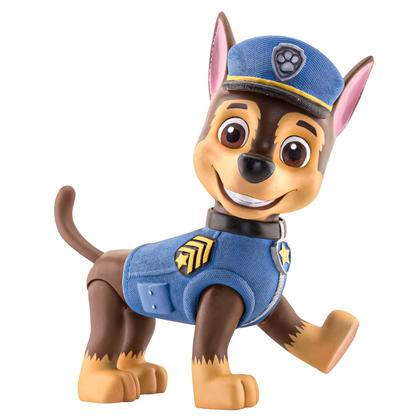 Imagem de Boneco Gigante Chase Paw Patrol Mimo Toys Patrulha Canina Articulado Em Vinil 40 cm