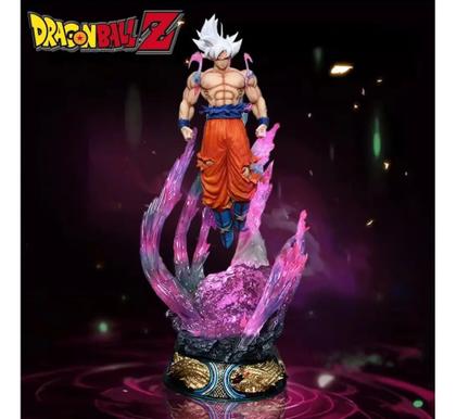 Imagem de Boneco Goku Ultra Instinto Dragon Ball Z Son Anime 25Cm Pvc