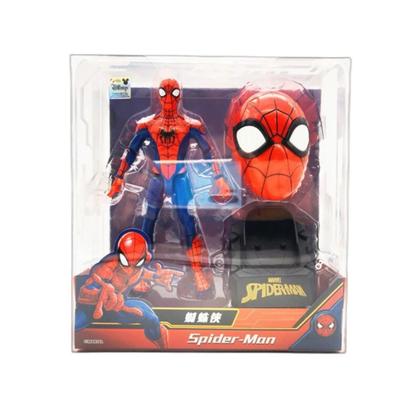 Imagem de Boneco Homem-Aranha Articulado com Máscara Decorativa