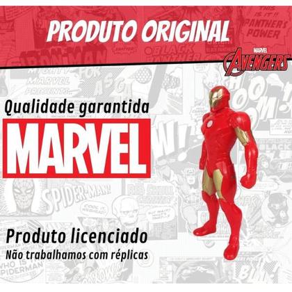 Imagem de Boneco Homem De Ferro 22cm Marvel Vingadores Brinquedo