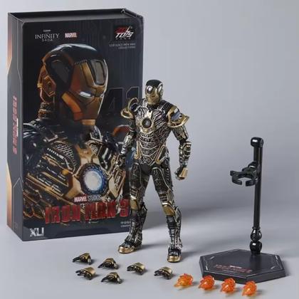 Imagem de Boneco homem de ferro 3 Mark XLI- Mark 41  figure action 18 centímetros