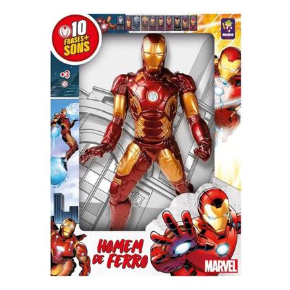 Imagem de Boneco Homem De Ferro Gigante Com Sons E Frases Mimo Toys