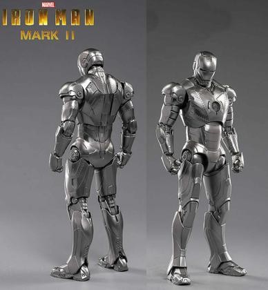 Imagem de Boneco Homem de ferro mark 2 marvel figure action
