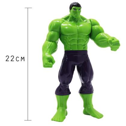 Boneco Hulk Articulado 22cm Marvel Os Vingadores Brinquedo