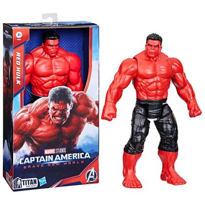 Imagem de Boneco Hulk Vermelho 30cm do Filme Capitão América F9299 Hasbro