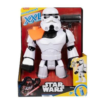 Imagem de Boneco Imaginext XXL Stormtrooper de 41cm Com Lançador de Projetil - Disney Star Wars - Mattel - HXG53