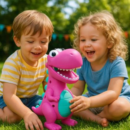 Imagem de Boneco Infantil Tina Rex Papa Tudo Dinossauro Elka - 1299